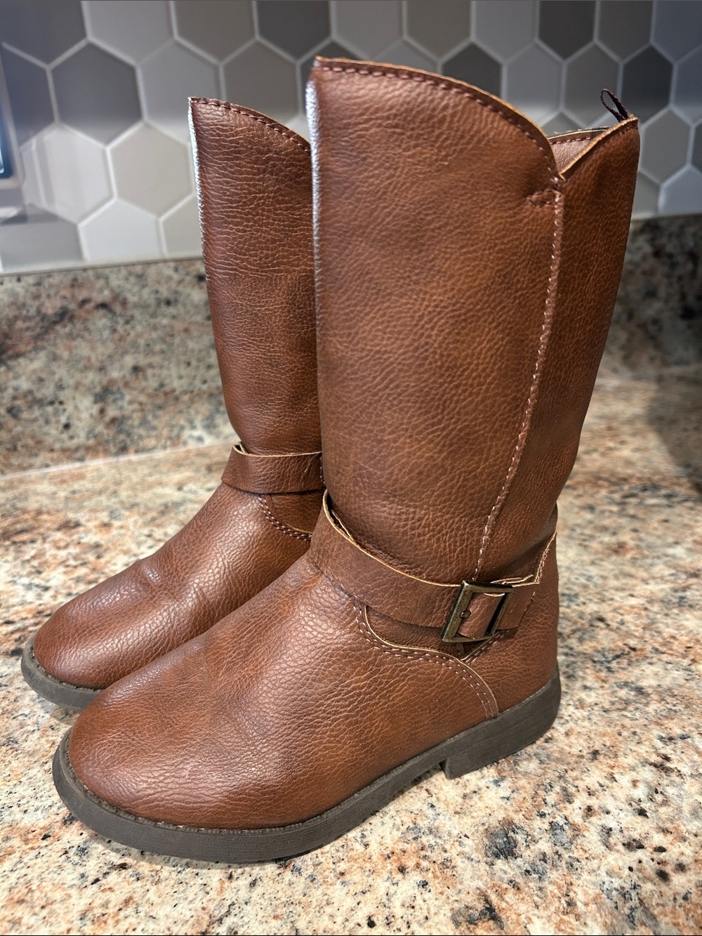 Girls Oshkosh B Gosh Brown Boots Size 10